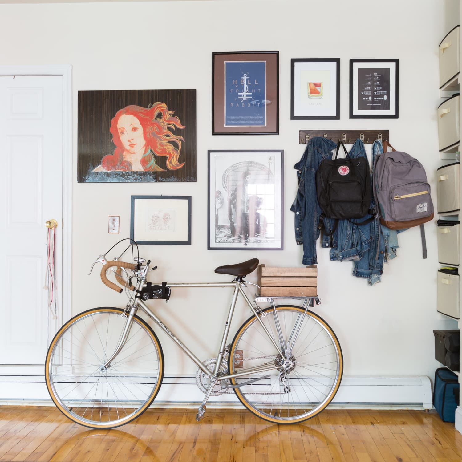 Bike storage sales narrow hallway